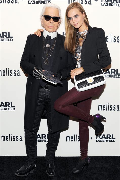 cara delevingne x karl lagerfeld